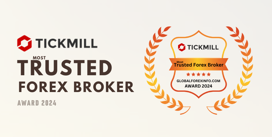 Tickmill Wins Most Trusted Forex Broker Award 2024