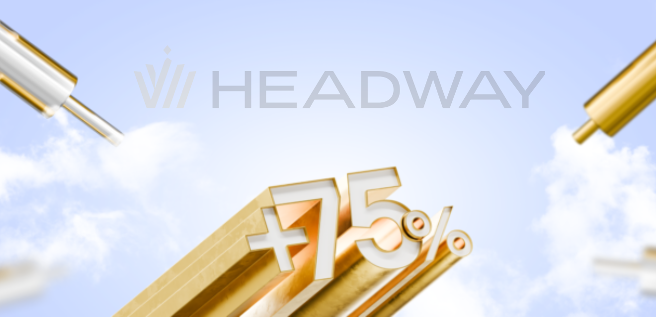 Headway 75% Withdrawable Deposit Bonus